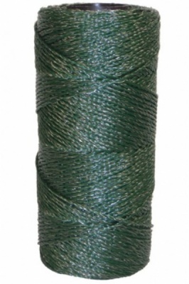 Green Twine - good for rabbit and deer fencing and on top of stock fencing